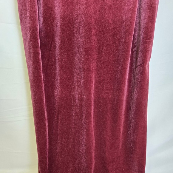 Gap Velvet Cami Slip Midi Dress, Side Slits, Red, Small Petite, New $59.99 MSRP - Picture 9 of 13